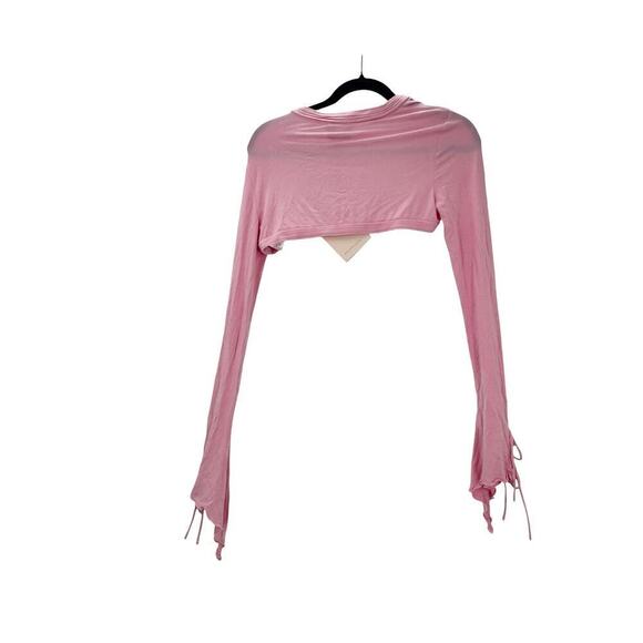 Nana Jacqueline Pink Aubrey ShrugTop Women's Size S NWT - Picture 8 of 12